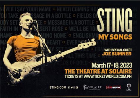 solaire events|TICKETS ON SALE NOW! Sting performs in Manila this coming .